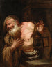 Diogène - Giovanni Battista Langetti — vy av konstverket