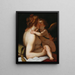 Venus och Cupido - Giovanni Battista Paggi — inramlat konstverk på väggen
