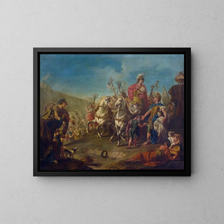 Giovanni Battista Pittoni - Alexander Triumphant In Babylon.webp