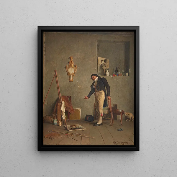 Giovanni Battista Quadrone - The Artist in His Studio.webp