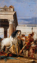 Alexandre och Bucephalus - Giovanni Battista Tiepolo — vy av konstverket