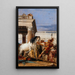 Alexandre och Bucephalus - Giovanni Battista Tiepolo — inramlat konstverk på väggen