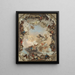 Allégorie des planètes et des continents - Giovanni Battista Tiepolo — inramlat konstverk på väggen