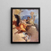 Allégorie de la vertu et de la noblesse - Giovanni Battista Tiepolo — inramlat konstverk på väggen