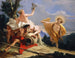 Apollon jagar Daphné - Giovanni Battista Tiepolo — vy av konstverket