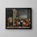 Jesus i Simon den Färrdiges hus - Giovanni Battista Tiepolo — inramlat konstverk på väggen
