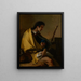 Saint Roch - Giovanni Battista Tiepolo — inramlat konstverk på väggen