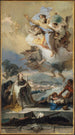 Sainte Thècle som ber för offren för pesten - Giovanni Battista Tiepolo — vy av konstverket