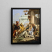 L'Adoration des Mages - Giovanni Battista Tiepolo — inramlat konstverk på väggen