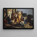 La Découverte de Moïse - Giovanni Battista Tiepolo — inramlat konstverk på väggen