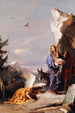 La Fuite en Égypte - Giovanni Battista Tiepolo — vy av konstverket