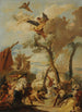de hebreiska som samlar manna i öknen - Giovanni Battista Tiepolo — vy av konstverket