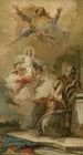 L'Immaculée Conception Joachim och Anna som tar emot Jungfru Maria av Gud Fadern - Giovanni Battista Tiepolo — vy av konstverket