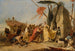La Rencontre d'Antoine et Cléopâtre - Giovanni Battista Tiepolo — vy av konstverket