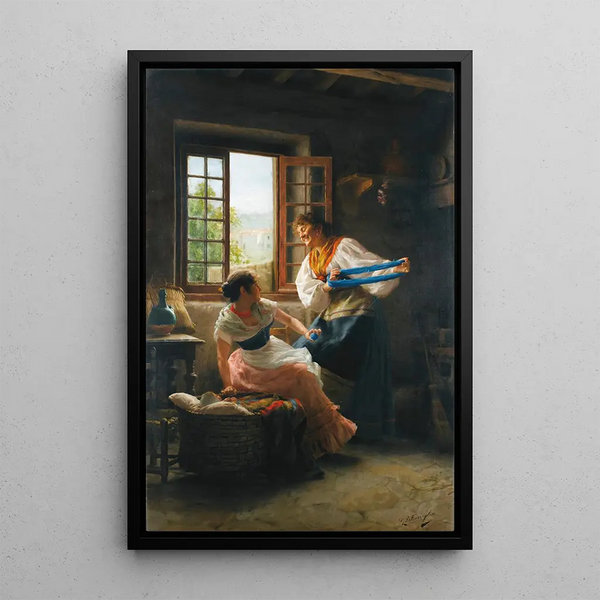 Giovanni Battista Torriglia - The Wool Winders.webp