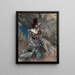 Ballerine Spagnole al Moulin Rouge - Giovanni Boldini — inramlat konstverk på väggen
