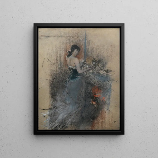 Giovanni Boldini - By The Fireside.webp