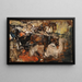 hästdraget vagn på Avenue Trudaine, Paris, 14 juli 1880 - Giovanni Boldini — inramlat konstverk på väggen