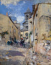 landsbygdskyrka - Giovanni Boldini — vy av konstverket