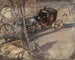 Le cocher - Giovanni Boldini — vy av konstverket
