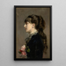 Madame Céline Leclanché - Giovanni Boldini — inramlat konstverk på väggen