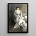 porträtt av Celia Tobin Clark - Giovanni Boldini — inramlat konstverk på väggen