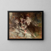 La robe de bal - Giovanni Boldini — inramlat konstverk på väggen