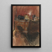 Vue d'un intérieur avec une commode Louis XV - Giovanni Boldini — inramlat konstverk på väggen