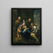 La Vierge et l'Enfant avec les saints - Giovanni Domenico Ferretti — inramlat konstverk på väggen