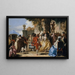 En dans på landet - Giovanni Domenico Tiepolo — inramlat konstverk på väggen