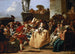 Scen av karneval eller Le Menuet - Giovanni Domenico Tiepolo — vy av konstverket