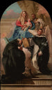 Vierge à l'Enfant med tre helgon - Giovanni Domenico Tiepolo — vy av konstverket