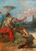 Pâris som håller ett äpple - Giovanni Domenico Tiepolo — vy av konstverket