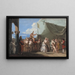 Le triomphe de Pulcinella - Giovanni Domenico Tiepolo — inramlat konstverk på väggen