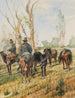 Butteri i Maremma - Giovanni Fattori — vy av konstverket