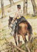 Cavalier en reconnaissance - Giovanni Fattori — vy av konstverket