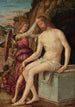Le Christ ressuscité avec un ange - Giovanni Francesco Maineri — vy av konstverket