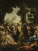 Saturne och musorna - Giovanni Francesco Romanelli — vy av konstverket