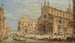 Venise, Piazza San Giovanni e Paolo - Giovanni Grubacs — vy av konstverket