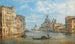 Venise vy över Grand Canal - Giovanni Grubacs — vy av konstverket