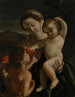 La Vierge à l'Enfant avec le petit saint Jean-Baptiste - Giovanni Lanfranco — vy av konstverket