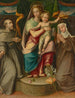 La Vierge à l'Enfant avec saint François et sainte Claire - Giovanni Maria Butteri — vy av konstverket