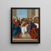 La circoncision - Giovanni Maria Viani — inramlat konstverk på väggen