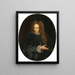 Portrait of a gentleman - Giovanni Maria delle Piane — inramlat konstverk på väggen