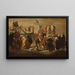 Festival på Piazza Navona - Giovanni Paolo Panini — inramlat konstverk på väggen