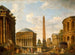 Roman Caprice: Le Panthéon et autres monuments - Giovanni Paolo Panini — vy av konstverket