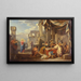 La Vocation de Saint Matthieu - Giovanni Paolo Panini — inramlat konstverk på väggen