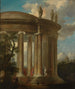 Le temple de Diane - Giovanni Paolo Panini — vy av konstverket