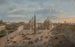 Vue de la Piazza del Popolo, Rom - Giovanni Paolo Panini — vy av konstverket