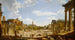 Vue du Forum Romain - Giovanni Paolo Panini — vy av konstverket
